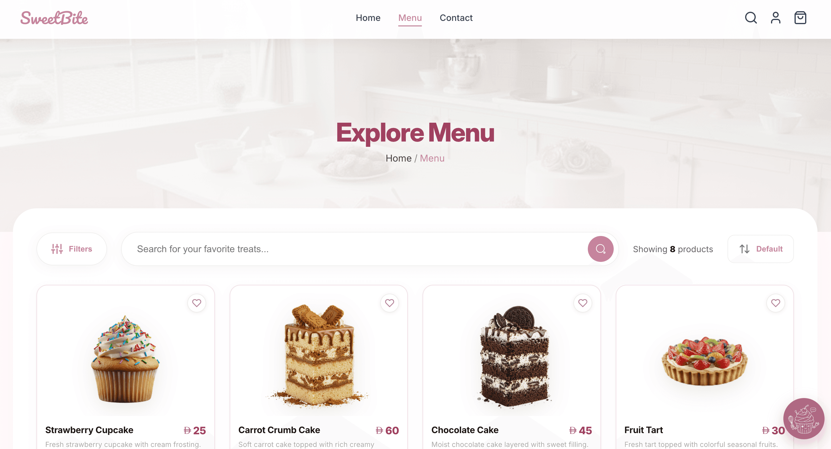 SweetBite Bakery screenshot 4