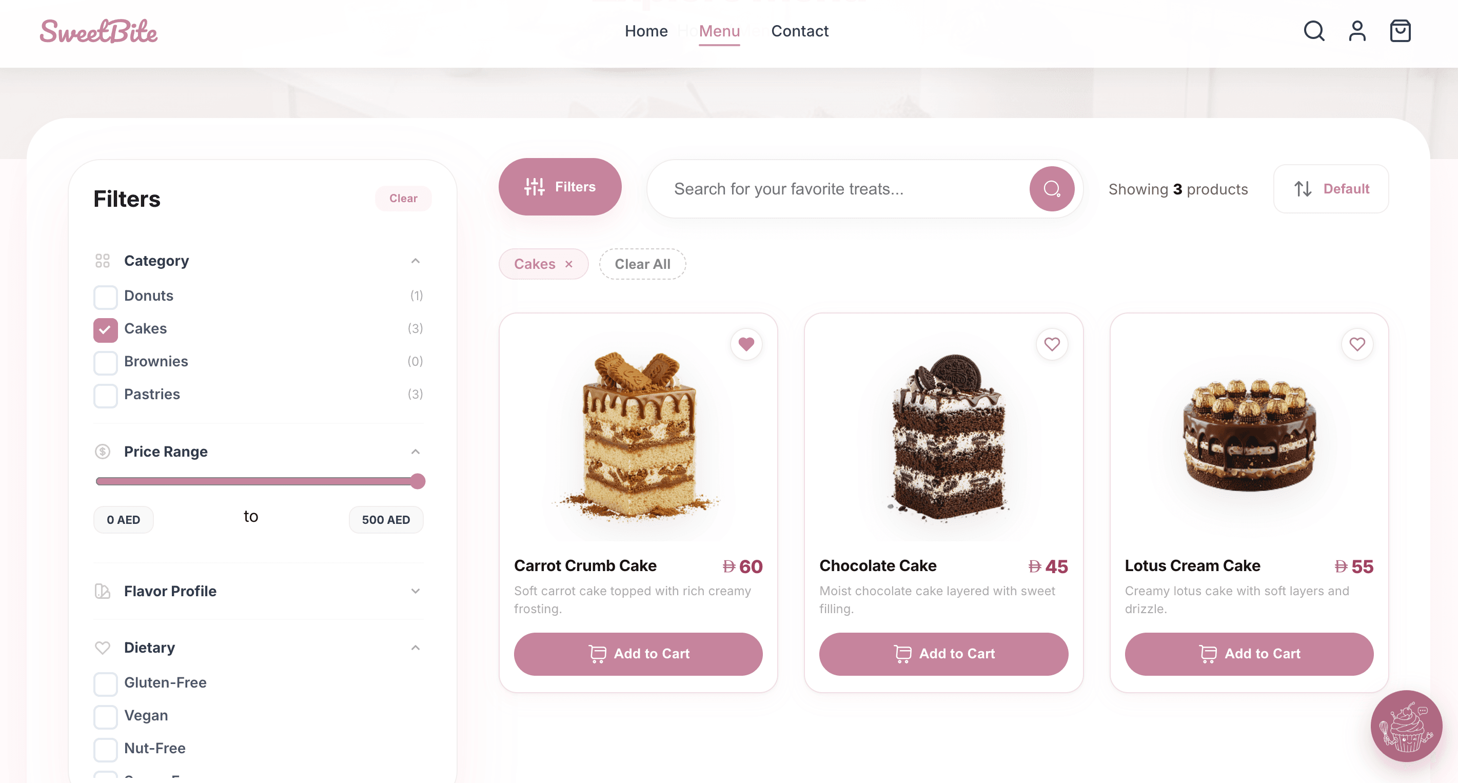 SweetBite Bakery screenshot 6