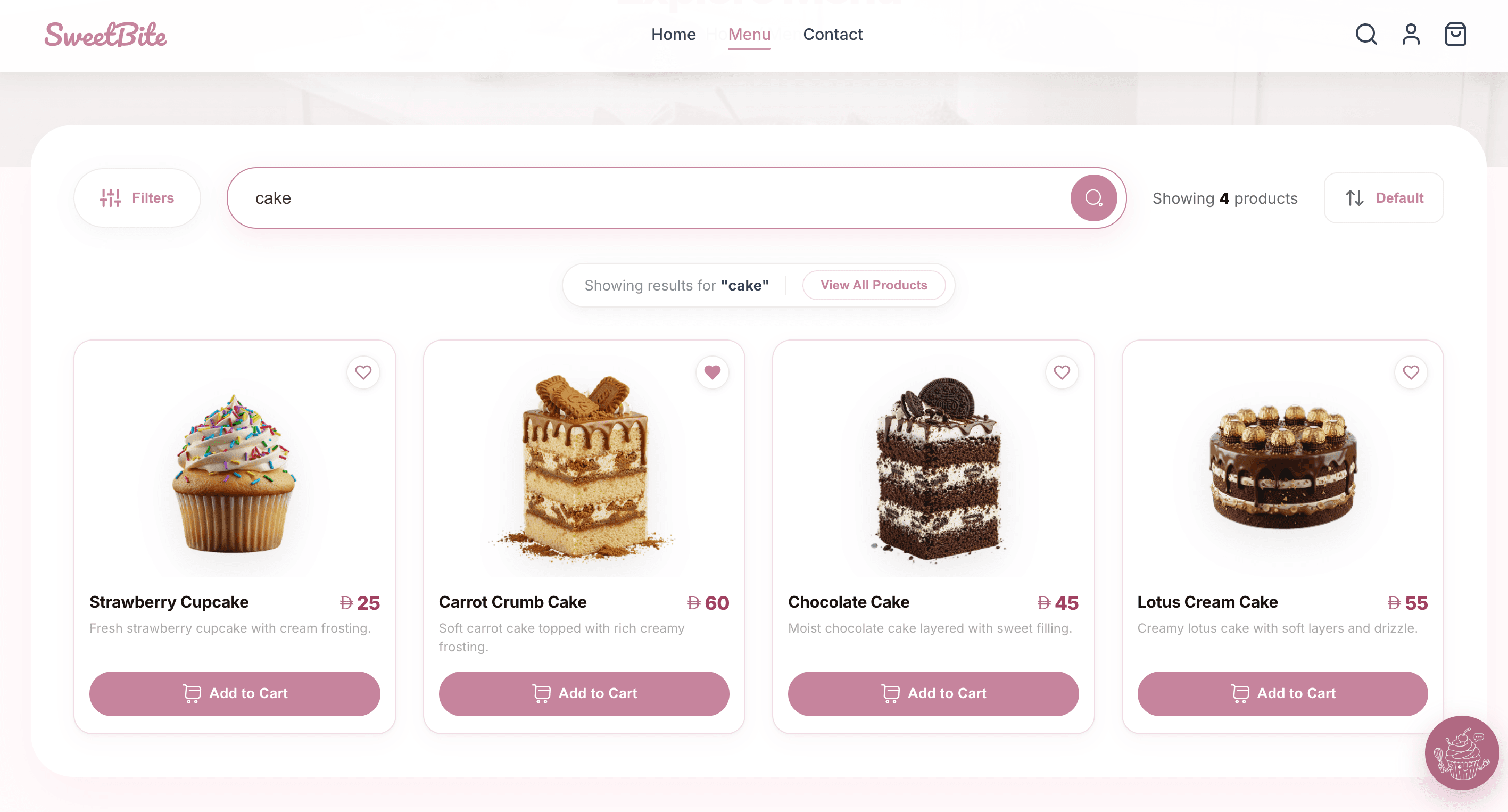 SweetBite Bakery screenshot 7
