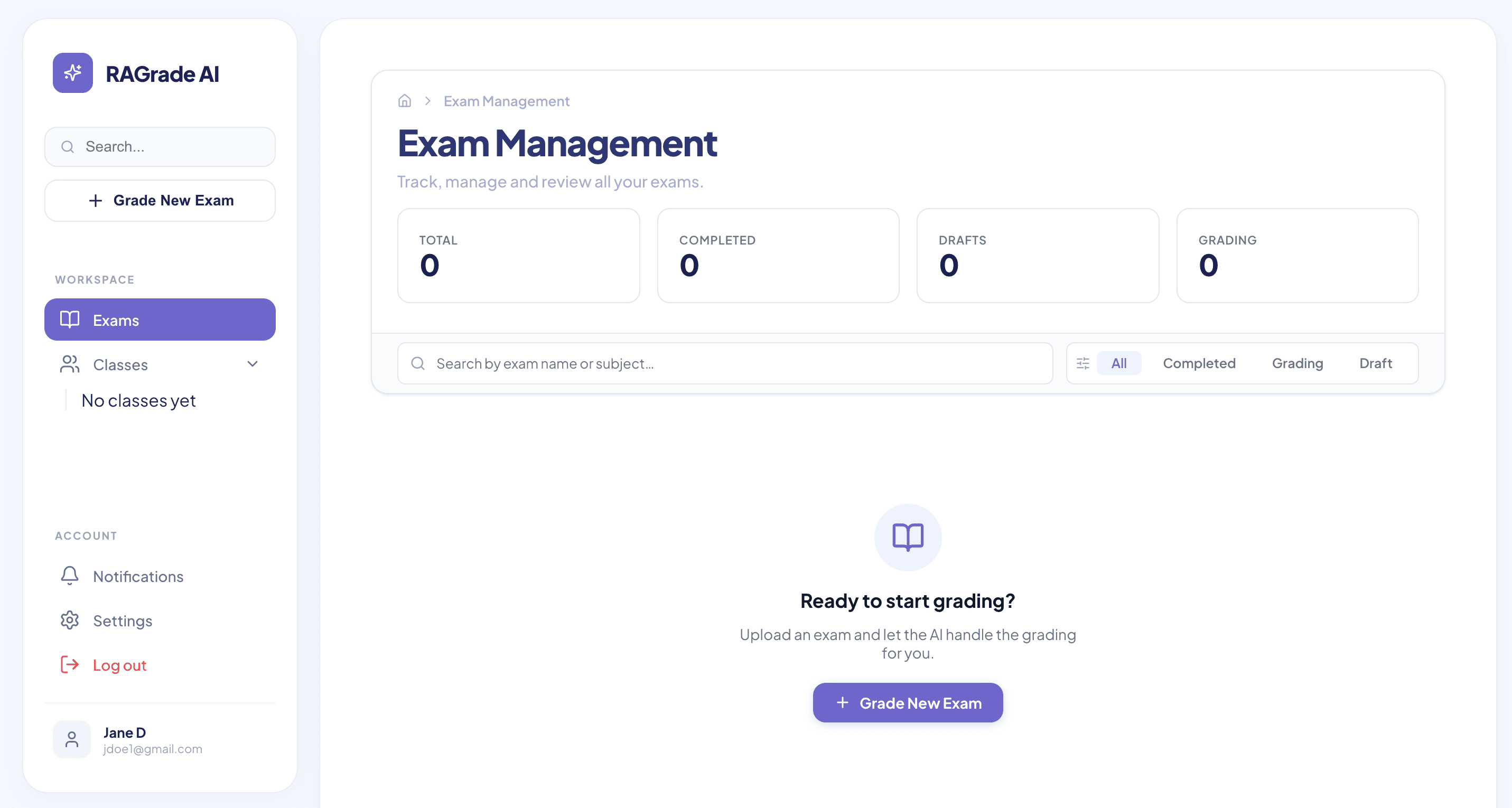 RAGrade screenshot 1